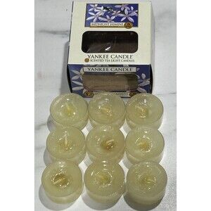 Yankee Candle 9 MIDNIGHT JASMINE Tea light Candles NEW